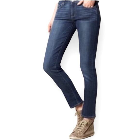 PAIGE Skyline Ankle Peg Medium Wash Jeans Size 27 - Picture 2 of 9